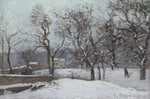 Load image into Gallery viewer, Painted trees and houses blanketed by a heavy snow
